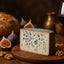 Wedge of Bleu d’Auvergne French blue cheese showcasing bold French blue flavor