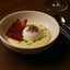 Gourmet dish with egg and ham featuring Boneless Serrano Ham and Serrano Ham