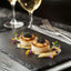 Seared scallops topped with Kaluga Hybrid Reserve Caviar from Huso Dauricus acipenser shrenckii