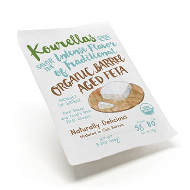 Kourellas Organic Barrel Aged Feta