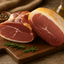 Cured ham with rosemary sprigs from La Quercia Boneless Acorn Prosciutto made with acorn-fed pork