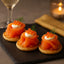 Scottish Style Salmon canapés with caviar showcasing Spence Scottish quality and elegance